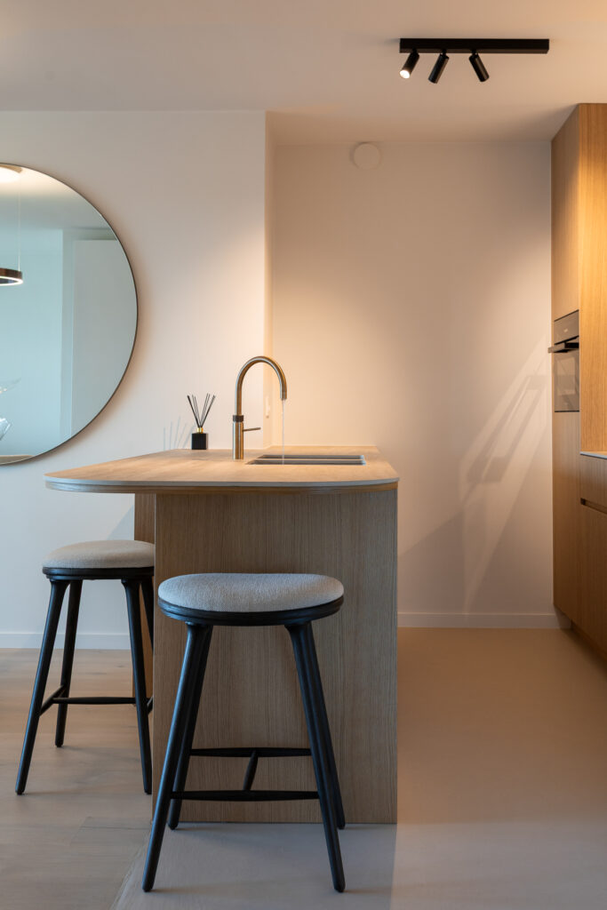 Detail interieurfoto van een maatwerk high-end keuken door interieurfotograaaf Kelly Noten